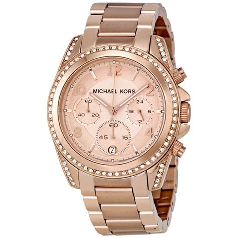 reloj mk mujer rosa